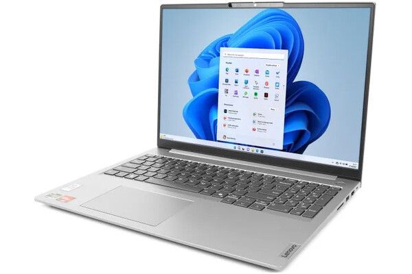 Laptop Lenovo ThinkBook 16 16.0" AMD Ryzen 5 7535HS AMD Radeon 660M 4GB 2TB SSD Windows 11 Home szary