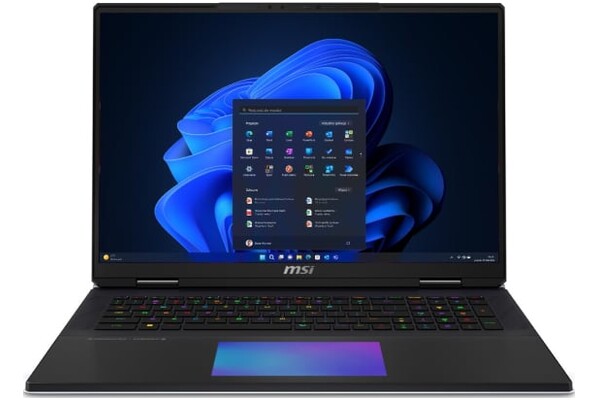 Laptop MSI Titan 18 18.0" Intel Core i9 14900HX NVIDIA GeForce RTX 4080 64GB 2TB SSD M.2 Windows 11 Home