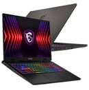 Laptop MSI Sword 16 16.0" Intel Core i7 14650HX NVIDIA GeForce RTX 4060 16GB 1TB SSD szary