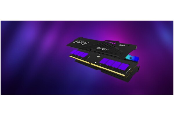 Pamięć RAM Kingston Fury Beast RGB 32GB DDR5 5600MHz Z radiatorem 1.25V