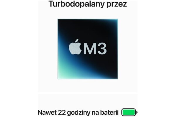 Laptop Apple MacBook Pro 14.2" Apple M3 M3 (10 rdz.) 16GB 1TB SSD macOS srebrny