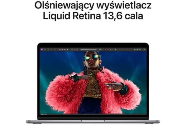 Laptop Apple MacBook Air 13.6" Apple M3 M3 (10 rdz.) 24GB 512GB SSD macOS gwiezdna szarość