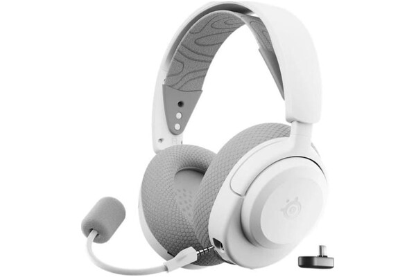 Słuchawki SteelSeries Arctis Nova 3 Nauszne Bezprzewodowe biały