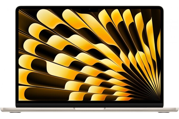 Laptop Apple MacBook Air 13.6" Apple M3 M3 (8 rdz.) 16GB 256GB SSD M.2 macOS złoty