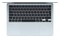 Laptop Apple MacBook Air 13.6" Apple M4 M4 (8 rdz.) 16GB 256GB SSD macOS błękitny