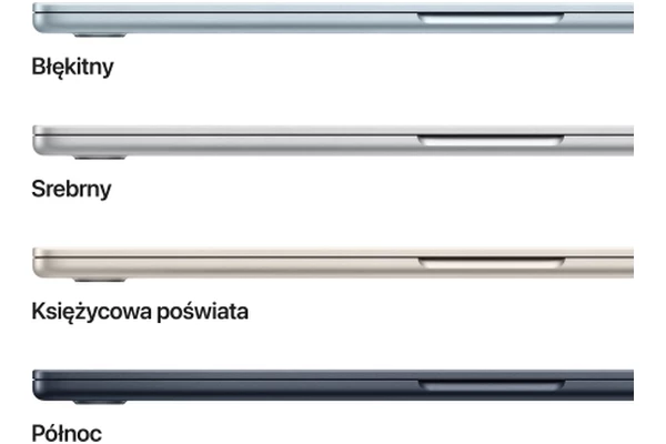 Laptop Apple MacBook Air 15.3" Apple M4 brak 16GB 256GB SSD macOS północ