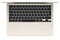 Laptop Apple MacBook Air 13.6" Apple M4 M4 (10 rdz.) 16GB 512GB SSD macOS księżycowa poświata