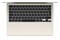 Laptop Apple MacBook Air 13.6" Apple M3 M3 (8 rdz.) 8GB 256GB SSD M.2 macOS złoty