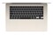Laptop Apple MacBook Air 15.3" Apple M4 M4 (10 rdz.) 16GB 256GB SSD macOS księżycowa poświata