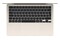 Laptop Apple MacBook Air 13.6" Apple M5 M5 (10 rdz.) 16GB 512GB SSD macOS księżycowa poświata