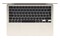 Laptop Apple MacBook Air 13.6" Apple M5 M5 (8 rdz.) 16GB 512GB SSD M.2 macOS złoty