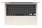 Laptop Apple MacBook Air 13.6" Apple M5 M5 (10 rdz.) 24GB 1TB SSD M.2 macOS złoty