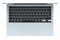 Laptop Apple MacBook Air 13.6" Apple M5 M5 (10 rdz.) 16GB 1TB SSD M.2 macOS błękitny