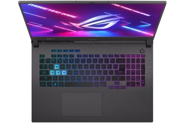 Laptop ASUS ROG Strix G17 17.3" AMD Ryzen 9-7845HX NVIDIA GeForce RTX 4070 32GB 1TB SSD M.2 Windows 11 Home szary