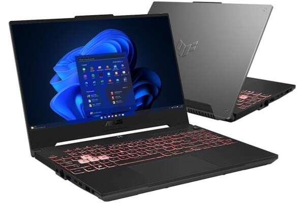 Laptop ASUS TUF Gaming A15 15.6" AMD Ryzen 7-7735HS NVIDIA GeForce RTX 4050 32GB 512GB SSD M.2 Windows 11 Home szary
