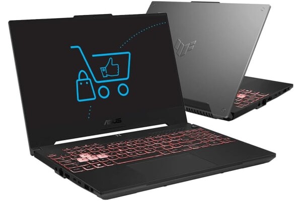 Laptop ASUS TUF Gaming A15 15.6" AMD Ryzen 7-7735HS NVIDIA GeForce RTX 4050 16GB 1TB SSD M.2 szary