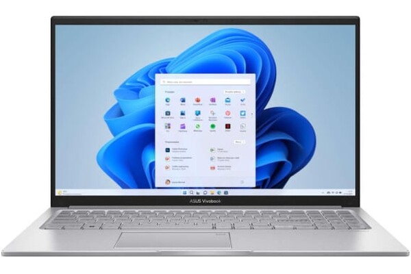 Laptop ASUS Vivobook 15 15.6" Intel Core i3-1215U INTEL UHD 8GB 512GB SSD M.2 Windows 11 Home srebrny