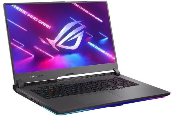 Laptop ASUS ROG Strix G17 17.3" AMD Ryzen 7-6800H NVIDIA GeForce RTX 3080 16GB 512GB SSD M.2 Windows 11 Home czarny