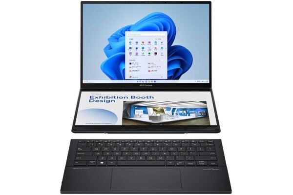 Laptop ASUS ZenBook Duo 14.0" Intel Core Ultra 7-155H Intel Arc 32GB 1TB SSD M.2 Windows 11 Home szary