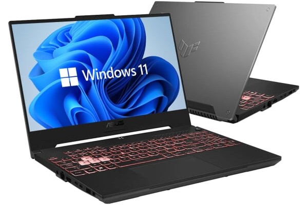 Laptop ASUS TUF Gaming A15 15.6" AMD Ryzen 9-8945HS NVIDIA GeForce RTX 4070 32GB 1TB SSD M.2 Windows 11 Home szary