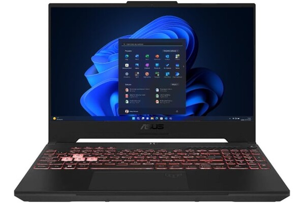Laptop ASUS TUF Gaming A15 15.6" AMD Ryzen 5-7535HS NVIDIA GeForce RTX 4060 16GB 512GB SSD M.2 Windows 11 Home szary