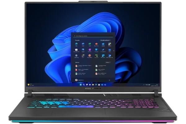Laptop ASUS ROG Strix G18 18.0" Intel Core i7-13650HX NVIDIA GeForce RTX 4060 16GB 512GB SSD M.2 Windows 11 Home grafitowy