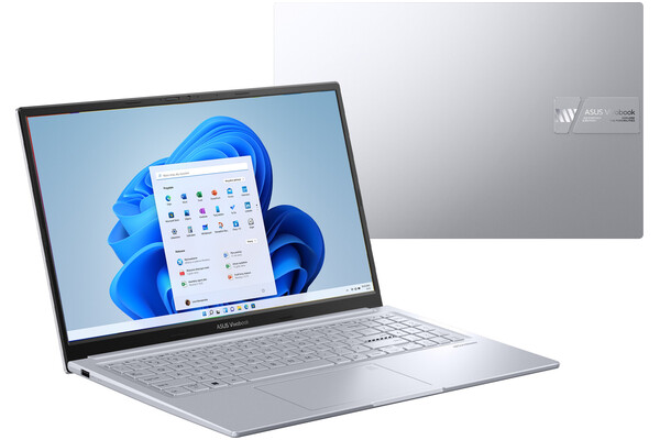 Laptop ASUS Vivobook 15X 15.6" AMD Ryzen 5-7430U AMD Radeon 16GB 512GB SSD Windows 11 Home srebrny
