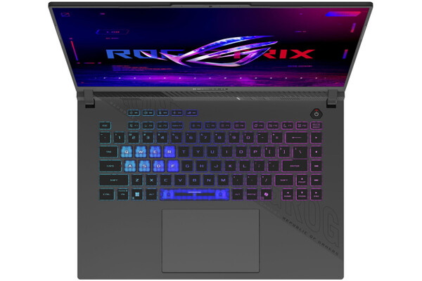 Laptop ASUS ROG Strix G16 16.0" AMD Ryzen 9-8940HX NVIDIA GeForce RTX 5070 Ti 4GB 1TB SSD M.2 Windows 11 Home grafitowy