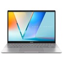 Laptop ASUS Vivobook S14 14.0" Intel Core i7-13620H INTEL UHD 16GB 512GB SSD Windows 11 Home srebrny