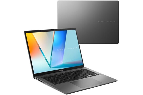Laptop ASUS Vivobook S14 14.0" Intel Core Ultra 7-255H Intel Arc 140T 16GB 512GB SSD Windows 11 Home szary