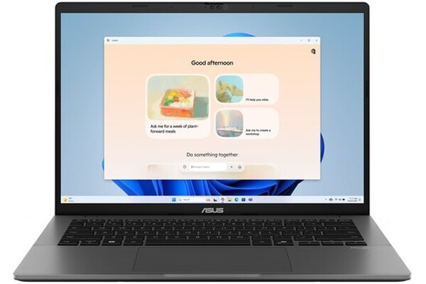 Laptop ASUS Vivobook S14 14.0" Intel Core Ultra 7-255H Intel Arc 140T 16GB 512GB SSD Windows 11 Home szary
