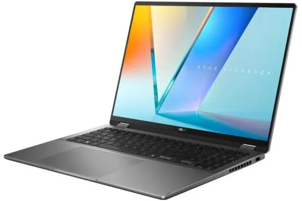 Laptop ASUS Vivobook Flip 16 16.0" Intel Ultra 7-258V NVIDIA GeForce RTX 5050 32GB 2TB SSD Windows 11 Home szary