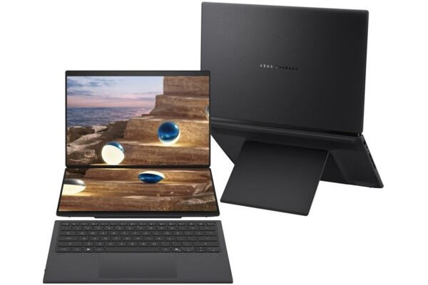 Laptop ASUS ZenBook Duo 14.0" Intel Core Ultra 7-355 Intel 32GB 1TB SSD Windows 11 Professional szary