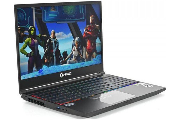 Laptop HIRO 15.6" Intel Core i7-10870H NVIDIA GeForce RTX 3060 16GB 1TB SSD M.2 Windows 10 Home czarny