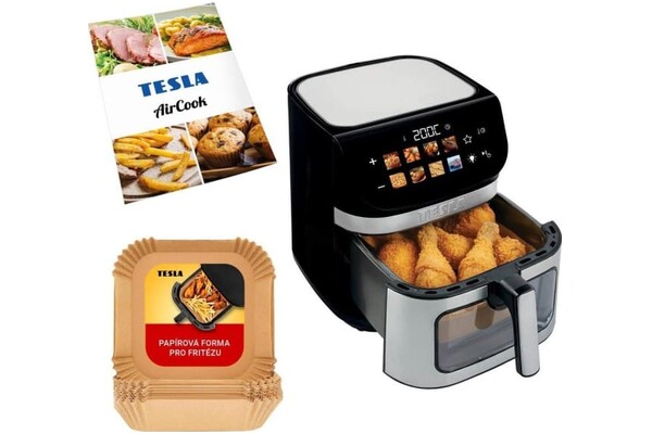 Frytkownica beztłuszczowa Air Fryer TESLA QD73 AirCook 2200W