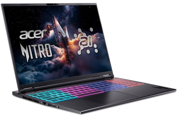 Laptop ACER Nitro 16 16.0" AMD Ryzen AI 9 365 NVIDIA GeForce RTX 5070 Ti 32GB 1TB SSD M.2 Windows 11 Home czarny