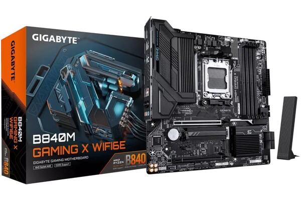 Płyta główna GIGABYTE B840M Gaming X Socket AM5 AMD B840 DDR5 microATX