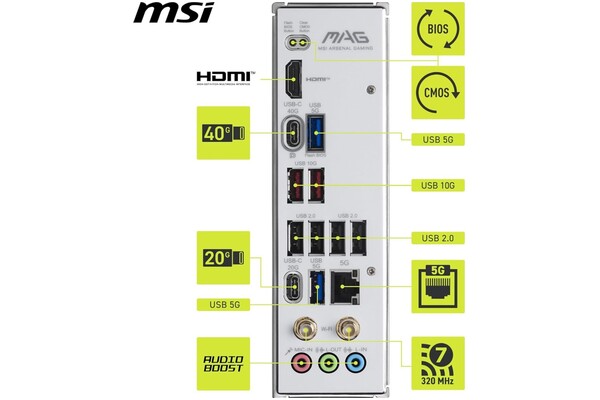 Płyta główna MSI X870E Gaming Plus Max WiFi Socket AM5 AMD X870E DDR5 ATX