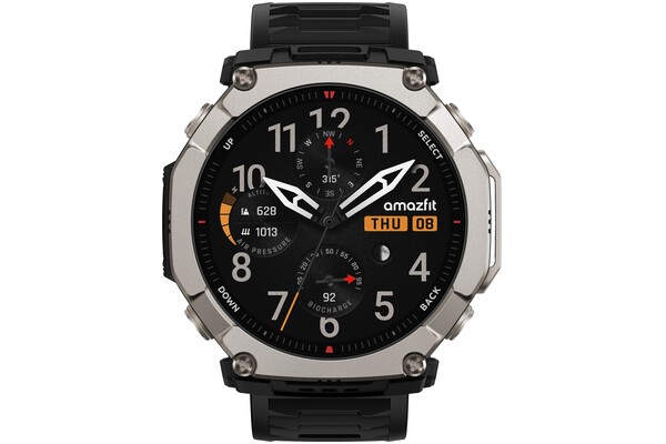 Smartwatch Amazfit T-Rex Ultra 51.0mm czarno-pomarańczowy