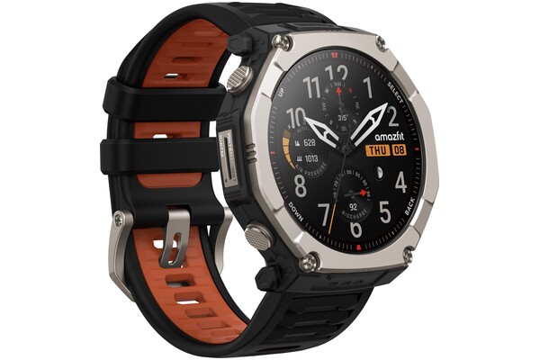 Smartwatch Amazfit T-Rex Ultra 51.0mm czarno-pomarańczowy
