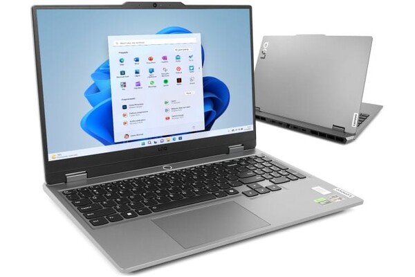 Laptop Lenovo LOQ 15 15.6" AMD Ryzen 7-7445HS NVIDIA GeForce RTX 3050 32GB 2TB SSD Windows 11 Home szary