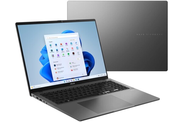 Laptop ASUS Vivobook S16 16.0" AMD Ryzen 3-3250U Intel 16GB 512GB SSD Windows 11 Home szary