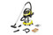 Odkurzacz Karcher WD6P tradycyjny workowy żółto-czarny
