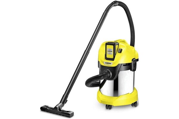 Odkurzacz Karcher WD3 Premium tradycyjny z pojemnikiem żółty