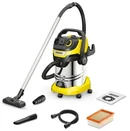 Odkurzacz Karcher WD6P tradycyjny workowy 1300W srebrno-żółty