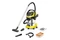 Odkurzacz Karcher WD6P tradycyjny workowy 1300W srebrno-żółty