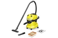 Odkurzacz Karcher WD4V tradycyjny z pojemnikiem żółty