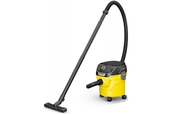 Odkurzacz Karcher WD1W tradycyjny z pojemnikiem żółty