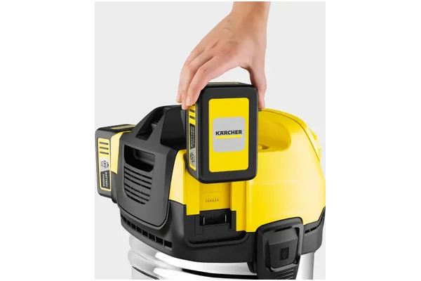 Odkurzacz Karcher WD4 tradycyjny workowy srebrno-żółty