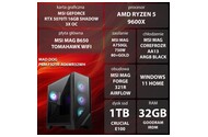 Mad Dog F321R-A06WR32WH AMD Ryzen 5 32GB DDR5 NVIDIA GeForce RTX 5070 Ti 16GB 1TB SSD Windows 11 Home